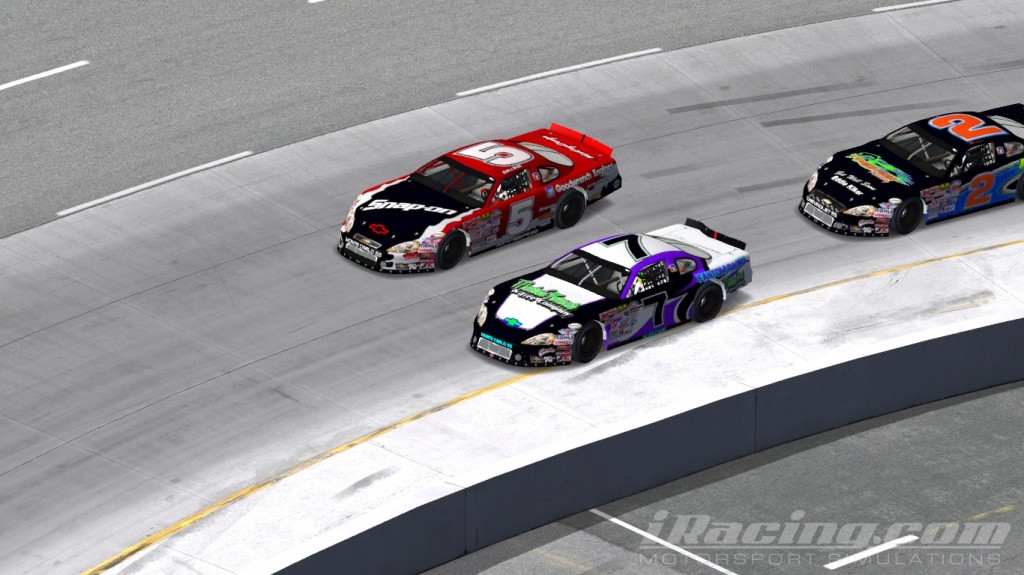 Kevin Myers #5, Mark Arthur #7, iRacing Late Models
