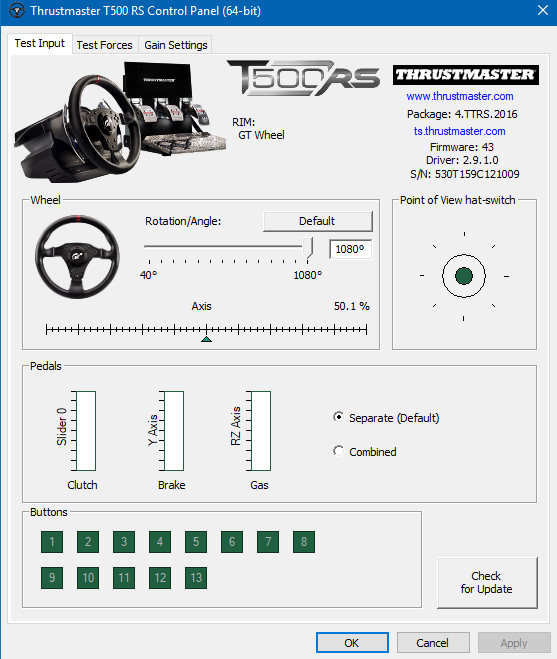 Thrustmaster T500RS Calibration and Settings for iRacing - Old School  Racing Motorsports