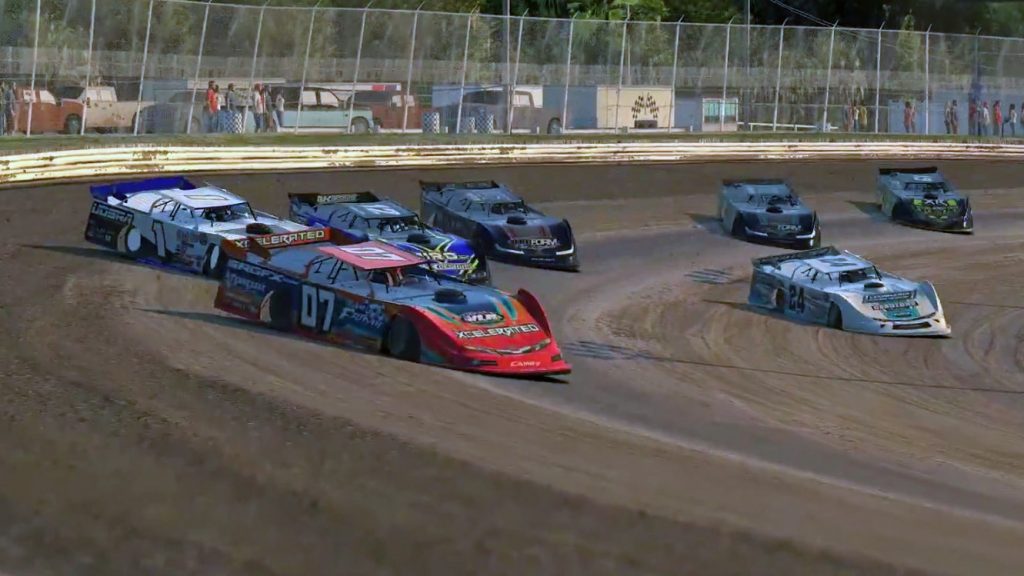 iRacing World of Outlaws Late Model Championship Round Six A-Main Image One