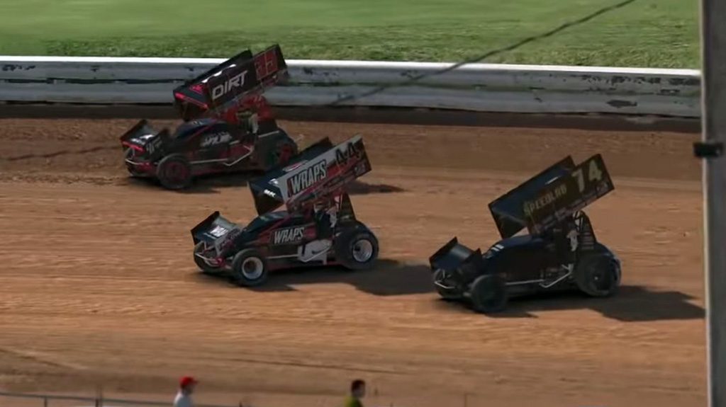 iRacing World of Outlaws Sprint Car Championship Round 6 Heat 1 Image 1
