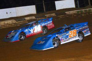 Josh Richards Challenged by Dennis Erb Jr. at Duck River Raceway, Friday, March 6, 2020 | Old