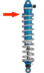 Racing Coil-Over Shock with Shock Collar