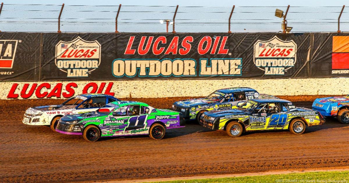 Lucas Oil Speedway in Wheatland, Missouri