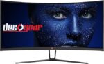 Deco Gear 35” Curved Gaming Ultrawide Monitor, 3440x1440, 120hz, 1ms MPRT, 21:9, 99% sRGB