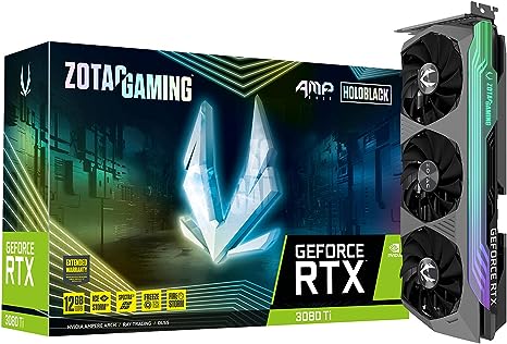 ZOTAC GAMING GeForce RTX™ 3080 Ti AMP Holo 12GB GDDR6X 384-bit 19 Gbps PCIE 4.0 Graphics Card