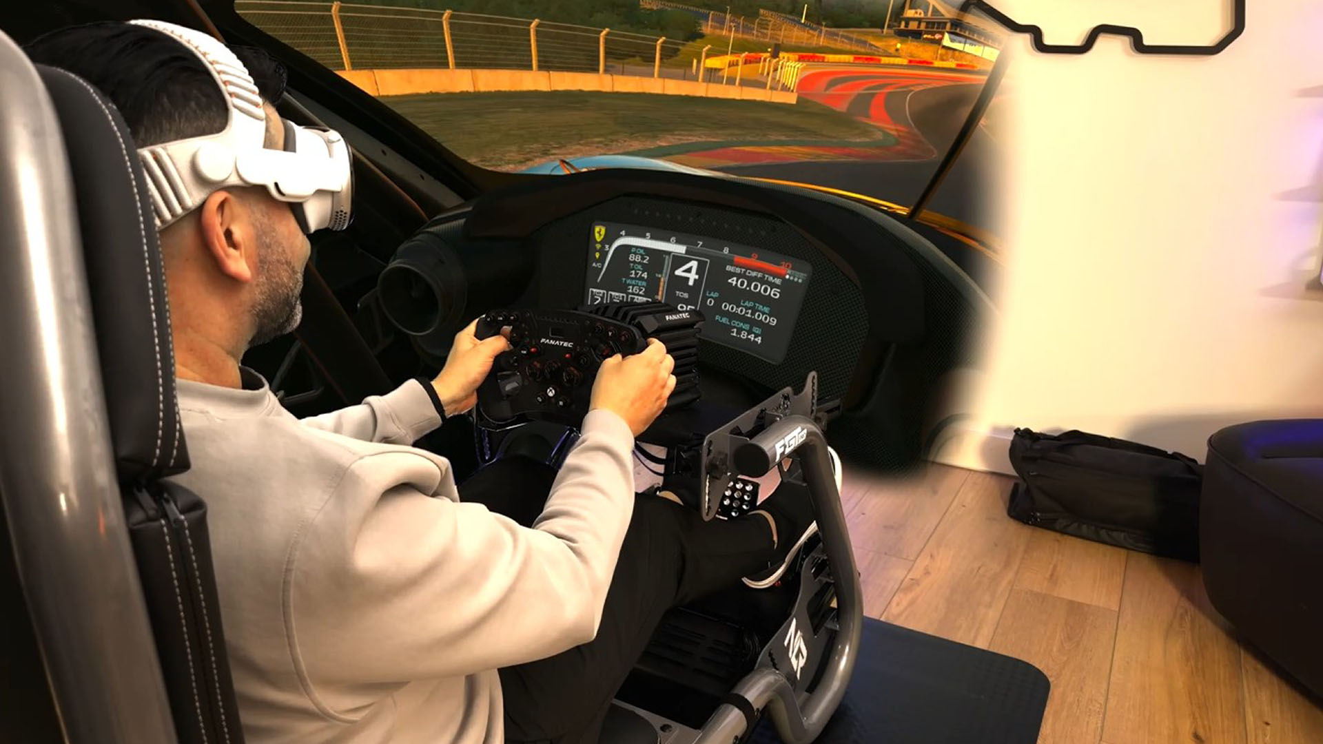 iRacing Apple Vision Pro Virtual Reality