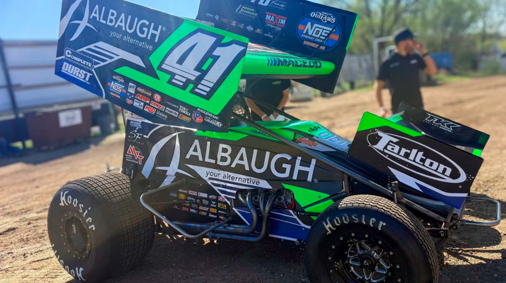 carson macedo 410 sprint ford engine high limit racing