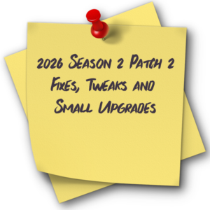 iRacing Update 2026 Season 2 Patch 2