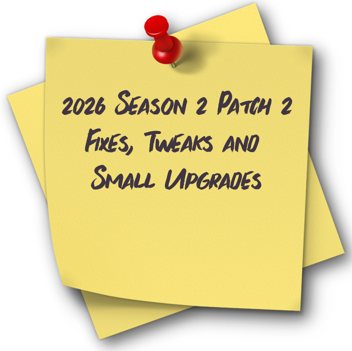 iRacing Update 2026 Season 2 Patch 2