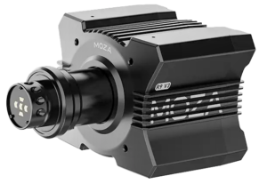 The Moza R9 Wheelbase, best option for asphalt or dirt oval.